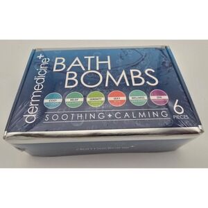 Bath Bombs Dermedicine Soothing, Calming, Cozy, Relief, Serenity, Sexy, & Zen